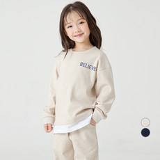 롤리트리 아동용 특양면 레이어드 맨투맨 조거 상하의 세트 BL 패션의류/잡화/유아동패션 반품 최저가 11,990원