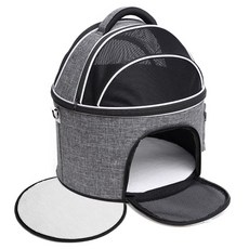 스페이스캣 반려동물 타원 돔형 숨숨집 이동가방, 그레이, 1개 반려동물용품/고양이 용품 반품 최저가 52,000원