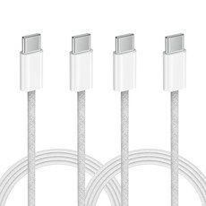 스카이 비트 240W PD3.1 C to C타입 고강도 패브릭 초고속 충전 케이블, 100cm, 화이트, 2개 가전디지털/차량용 디지털 반품 최저가 9,010원