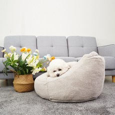 개과천선 강아지 윈터 빈백 방석, 그레이 반려동물용품/강아지 용품 반품 최저가 27,770원