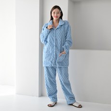 글램공감 커플용 벌집 융털 수면 긴팔 잠옷 투피스 세트 패션의류/잡화/속옷/잠옷 반품 최저가 20,900원