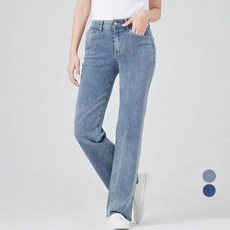 아피나르 여성용 세미와이드핏 속밴딩 풀스판 데님 패션의류/잡화/여성패션 반품 최저가 8,500원