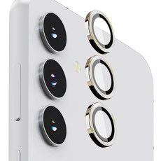 엑씨 빛번짐 방지 카메라 렌즈 강화유리 메탈 링 보호필름 세트 골드, 1세트 가전디지털/휴대폰 액세서리 반품 최저가 6,730원