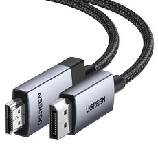 유그린 DP타입-HDMI타입 프리미엄 4K 60Hz 미러링 케이블, 1m, 혼합색상, 1개 가전디지털/휴대폰 액세서리 반품 최저가 15,620원