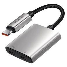 맥도도 C-C타입 충전 C타입 오디오 듀얼젠더, 블랙, 1개, 12.5cm 가전디지털/휴대폰 액세서리 반품 최저가 16,280원