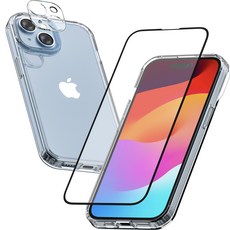 케이엠디자인 클리어핏 휴대폰 케이스+전면 강화유리+카메라 보호필름 세트 가전디지털/휴대폰 액세서리 반품 최저가 8,430원