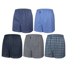 BYC 남성용 프리미엄 면 트렁크 팬티 5종 세트 패션의류/잡화/속옷/잠옷 반품 최저가 23,420원