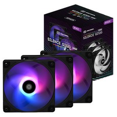 쓰리알시스템 케이스 쿨러 BLACK SILENCE GI 120 ARGB 3p, SILENCE GI 120 ARGB(Black), 3개 가전디지털/PC부품 반품 최저가 30,880원