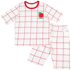 메이키즈 아동용 애플패치 7부 쟈가드 상하의 세트 패션의류/잡화/유아동패션 반품 최저가 6,750원