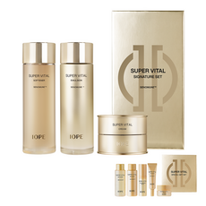 아이오페 슈퍼바이탈 시그니처 기초 화장품 3종 + 견본 5종 세트, 1세트 뷰티/스킨케어 반품 최저가 88,490원