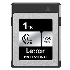 렉사 professional CFexpress Type B CF카드 SILVER Series LCXEXSL001T-RNENG, 1TB, 1개 가전디지털/저장장치 반품 최저가 530,370원