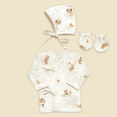이키 유아용 오가닉 긴소매 배냇저고리 3종 세트 패션의류/잡화/유아동패션 반품 최저가 13,580원