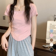 엘쏘 여성용 통기성 원조 베이직 반팔 티셔츠 패션의류/잡화/여성패션 반품 최저가 4,040원