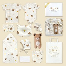 이키 유아용 오가닉 배냇저고리 반소매 10종 출산 선물세트 선물포장 + 쇼핑백 패션의류/잡화/유아동패션 반품 최저가 73,200원