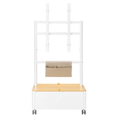 루미플러스 수납가능형 TV스탠드 화이트, ROOMI-TS6540-CP, 1개 가전디지털/TV/영상가전 반품 최저가 112,060원