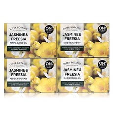 온더바디 수퍼보타닉 비누 쟈스민 앤드 프리지아향, 80g, 4개입 뷰티/바디 반품 최저가 3,900원