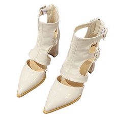 페이퍼먼츠 펀칭 통굽 버클 하이힐 01656 패션의류/잡화/여성패션 반품 최저가 27,810원