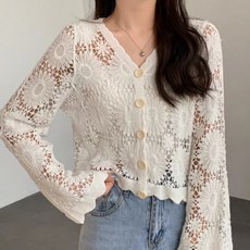 피어니스트 여성용 플라워 레이스 비치웨어 R, 화이트 패션의류/잡화/여성패션 반품 최저가 10,600원