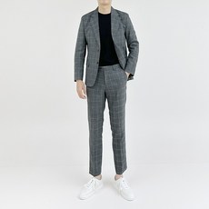 아도르클래식 남성용 보키 체크 캐주얼 프리미엄 정장 상하의 세트 패션의류/잡화/남성패션 반품 최저가 34,120원