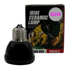 노모이펫 반려동물 미니 세라믹 히팅램프 ND-13 60W, 블랙, 1개 반려동물용품/소동물/가축용품 반품 최저가 5,500원