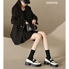 POMTOR 로퍼 키높이 구두 옥스퍼드 구두 여성 로퍼 여성 신발 패션의류/잡화/여성패션 반품 최저가 15,520원