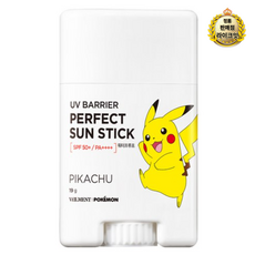 벨먼 포켓몬 UV 선스틱 피카츄 SPF50+ PA++++, 19g, 1개 뷰티/선케어/태닝 반품 최저가 7,030원
