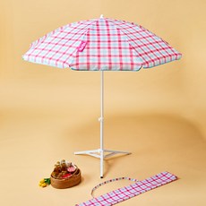 버터 샵 ON PIKPIK 피크닉 파라솔, 핑크블루 패션의류/잡화/여성패션 반품 최저가 22,420원