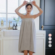 글램공감 여성용 미카엘 타올 샤워가운 + 헤어밴드 세트 패션의류/잡화/속옷/잠옷 반품 최저가 9,930원