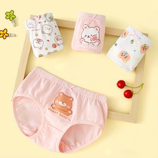 아이뿜 여아용 스윗 베어 면 삼각 팬티 4종 세트 C18-1 패션의류/잡화/유아동패션 반품 최저가 10,810원
