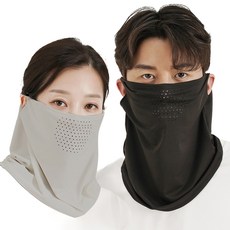 고어트랙스 자외선차단 마스크 2종 세트, 블랙 + 그레이, 1세트 패션의류/잡화/남성패션 반품 최저가 7,050원