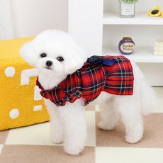 코코스튜디오 반려동물 브리 하네스 원피스, 레드, 1개 반려동물용품/고양이 용품 반품 최저가 6,860원