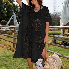 피어니스트 여성용 비치 수영복 커버, 블랙 패션의류/잡화/여성패션 반품 최저가 9,180원