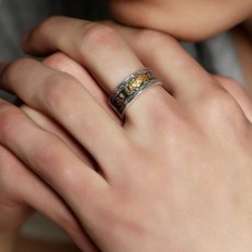 붓다베스트 재물복 옴마니반메훔 각인 반지 패션의류/잡화/남성패션 반품 최저가 14,050원