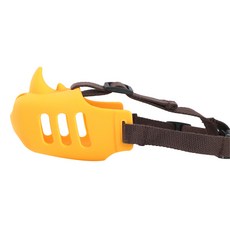파스텔펫 강아지 샤크 실리콘 입마개 L, 옐로우, 1개 반려동물용품/펫티켓 산책용품 반품 최저가 7,120원