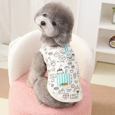 딩동펫 반려동물 디저트 하네스 포켓 나시 티셔츠, 아이보리, 1개 undefined/undefined 반품 최저가 4,310원