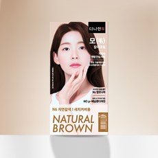 다나한 모 칼라크림 한방 염색약, N6 자연갈색, 1개 뷰티/헤어 반품 최저가 6,220원
