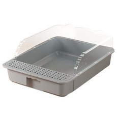 고양이 둥둥펫 스퀘어 화장실, 그레이 A, 1개 반려동물용품/고양이 용품 반품 최저가 7,540원