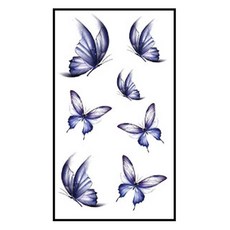 젤루나 신묘한 컬러 나비 바디 셀프 문신 타투 스티커, T-53, 1개 뷰티/메이크업 반품 최저가 6,070원