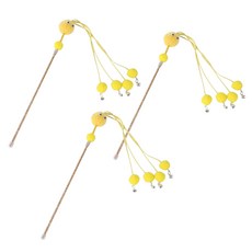 둥둥펫 고양이 롱 헤어 낚시대 장남감, 옐로우, 3개 반려동물용품/고양이 용품 반품 최저가 7,250원