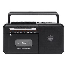 코비 레트로 클래식 올인원 휴대용 카세트 라디오, CMC-350F, 블랙 가전디지털/음향기기 반품 최저가 34,290원