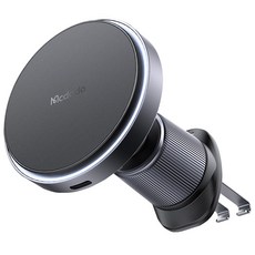맥도도 Qi2 차량용 맥세이프 LED 고속 무선충전 송풍구 거치대, 블랙, CH-5480 가전디지털/차량용 디지털 반품 최저가 25,410원