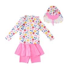 블루독 여아용 멀티 과일 전판 레쉬가드 세트 패션의류/잡화/유아동패션 반품 최저가 41,710원