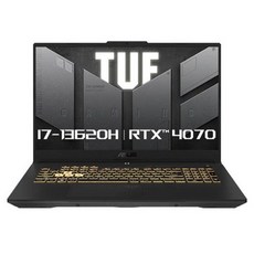 에이수스 2024 TUF 게이밍 F17 코어i7 인텔 13세대 지포스 RTX 4070, Mecha Gray, 512GB, 16GB, Free DOS, FX707VI-HX090
