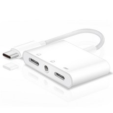 이탑 C타입 + 3.5mm + C타입 멀티 어댑터 ET-034, 1개, 127mm 가전디지털/프린터/복합기 반품 최저가 15,250원