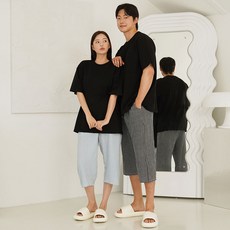 글램공감 커플용 요루체크 포슬 7부 잠옷 바지 패션의류/잡화/속옷/잠옷 반품 최저가 7,510원