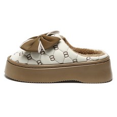 잭앤질 여성용 털안감 리본 통굽 뮬 슬리퍼 JD3865 패션의류/잡화/여성패션 반품 최저가 11,710원