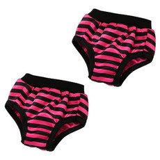 조이앤조이 반려동물 심플 스트라이프 위생팬티 04 핑크 M, 2개, 1개입 반려동물용품/강아지 용품 반품 최저가 6,120원