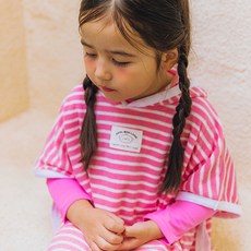 똘무룩 아동용 테리 스트라입 후드 가운 패션의류/잡화/유아동패션 반품 최저가 12,570원