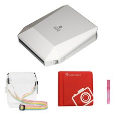 인스탁스 쉐어3 스마트폰 전용 프린터 + 전용 투명 케이스 + 오리진 스퀘어 앨범 랜덤발송 + 미피펜 랜덤발송 세트 SP-3, SP-3(화이트), 1세트 가전디지털/카메라 반품 최저가 114,940원