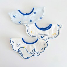 하라로이 유아용 스카프빕 드림블루웨일 3종 세트 패션의류/잡화/유아동패션 반품 최저가 10,320원